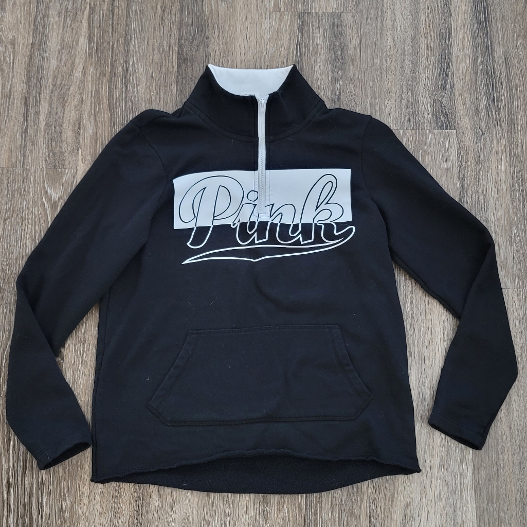 Victoria's Secret Pink Quarter-Zip Sweater